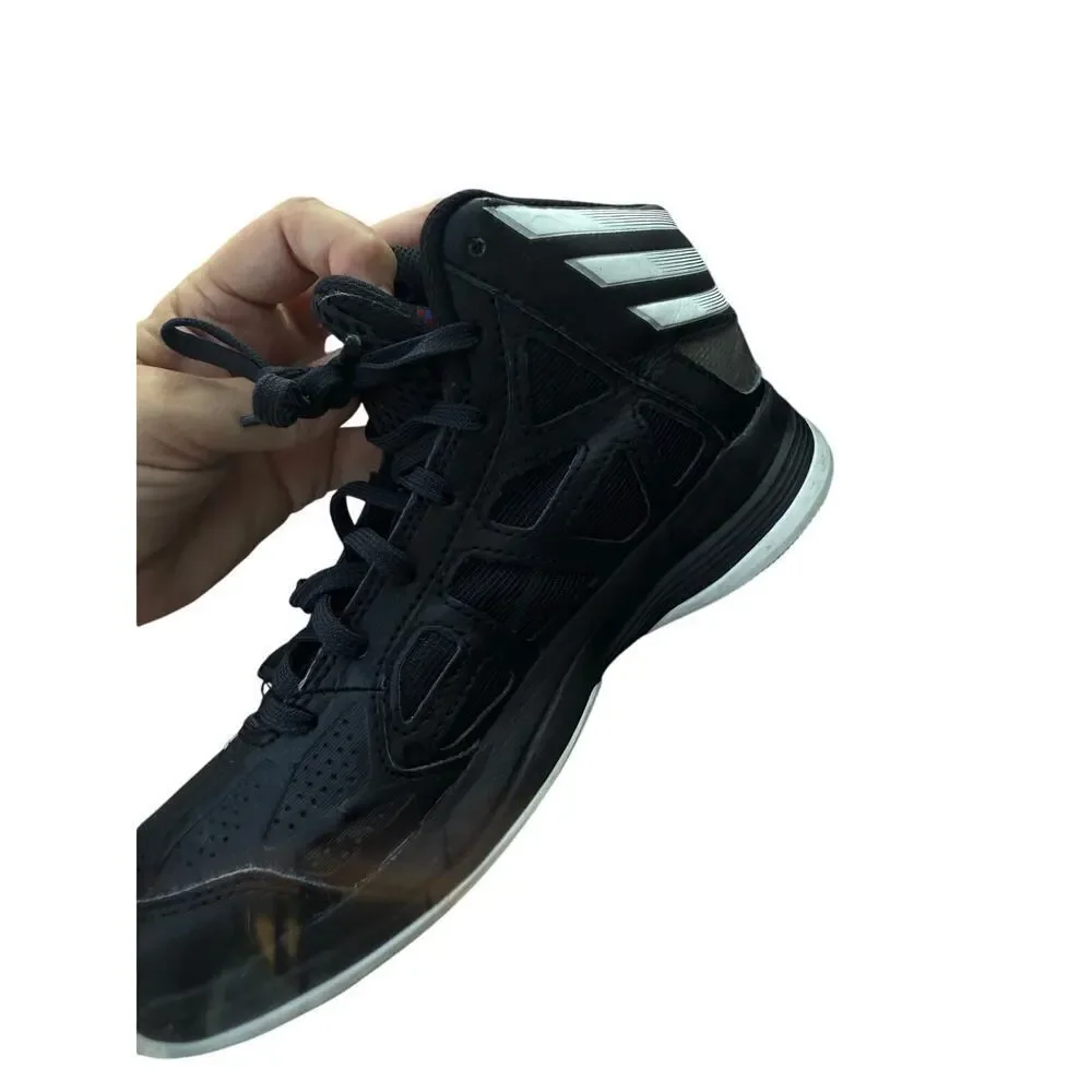 Adidas Crazy Shadow J Black Size 3.5 High Top Shoes - Picture 5 of 8